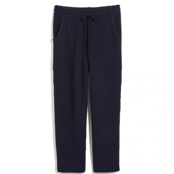 Madewell Maitland Ribbed Drawstring Sweater Pants MC037 - Picture 2 of 9